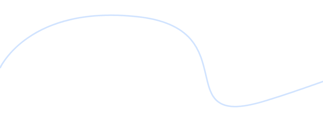 Transparent gradient background with floating bubbles and vertical blue lines